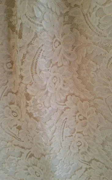 Elegant Sleeveless Pleated Lace Halter A-Line Wedding Dress sold by KissProm product image thumbnail 4