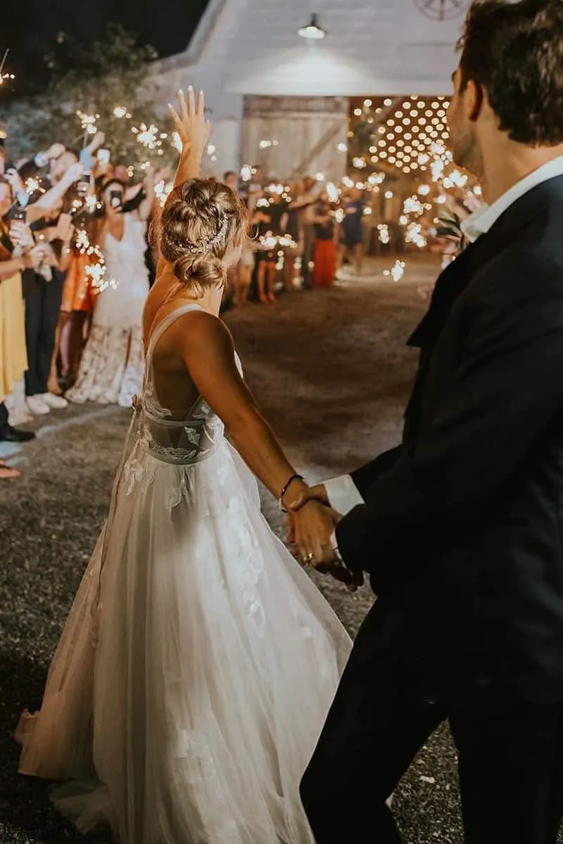 Marvelous V-neck A-Line Wedding Dress Tulle Appliques Rustic Wedding Dress sold by KissProm product image thumbnail 4