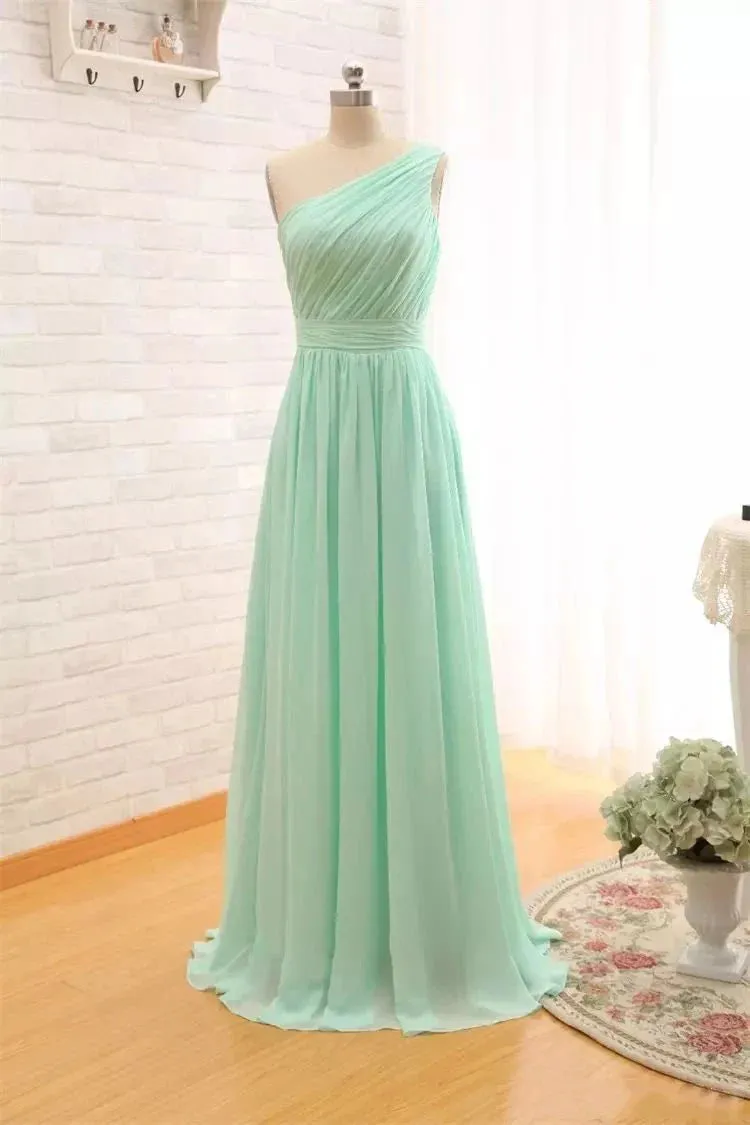 A-Line Sleeveless Floor-length Chiffon Bridesmaid Dress with Criss Cross sold by KissProm product image thumbnail 3