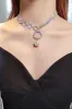 Silver Sparking Rhinestone Choker Necklace sold by KissProm