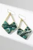 Green Diamond Long Earrings sold by KissProm