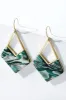 Green Diamond Long Earrings sold by KissProm