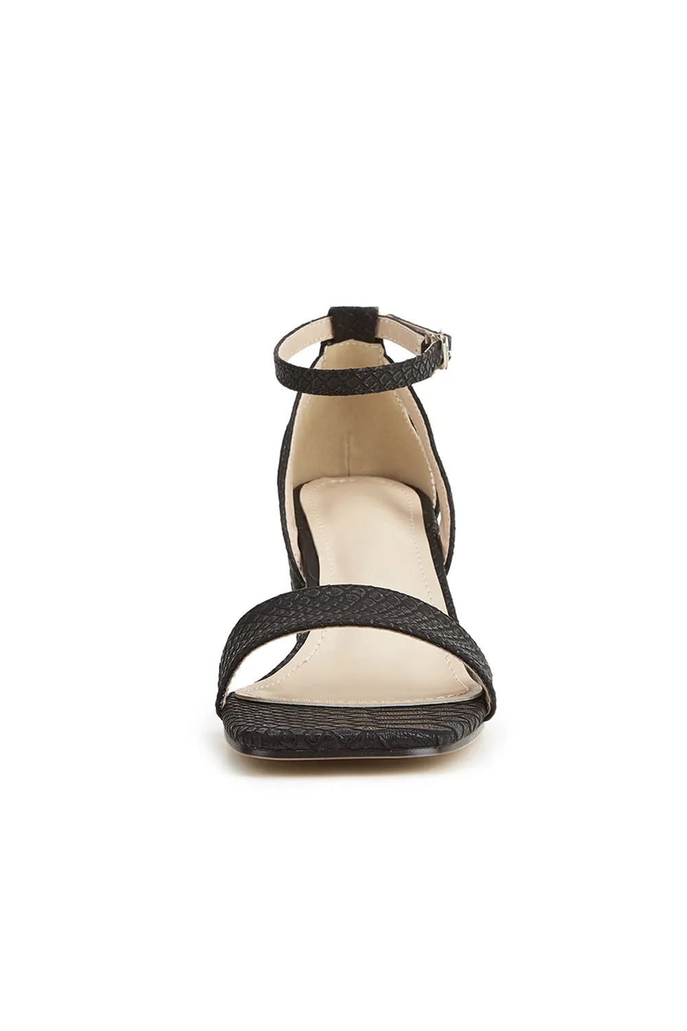 Outdoor Peep Toe Chunky Heel Shoes With Ankle Strap sold by KissProm product image thumbnail 3