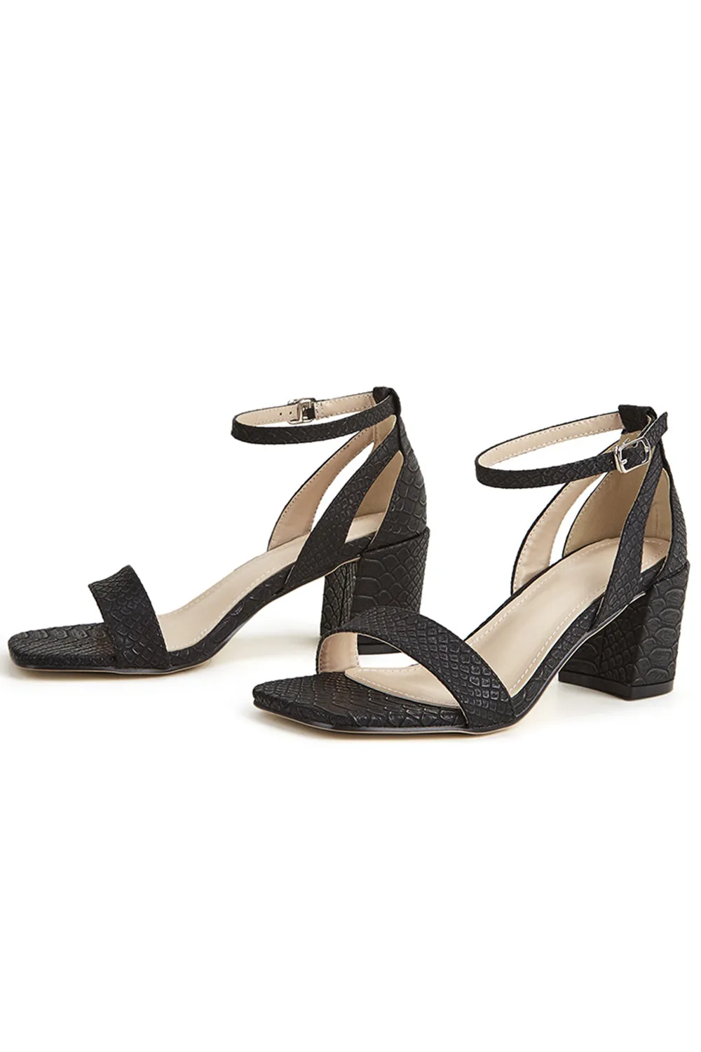 Outdoor Peep Toe Chunky Heel Shoes With Ankle Strap sold by KissProm product image thumbnail 2