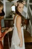 Boho V-Neck Lace Tulle Wedding Dress sold by KissProm