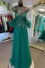 Tulle 3D Floral Lace Sweetheart A-Line Prom Dress with Slit sold by KissProm