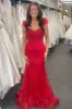 Mckinley | Yellow Ruffle Straps 3D Flower Mermaid Long Prom Dress sold by KissProm