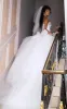 Sweetheart Sleeveless Tulle Ball Gown Wedding Dress with Corset Bodice and Rhinestones sold by KissProm