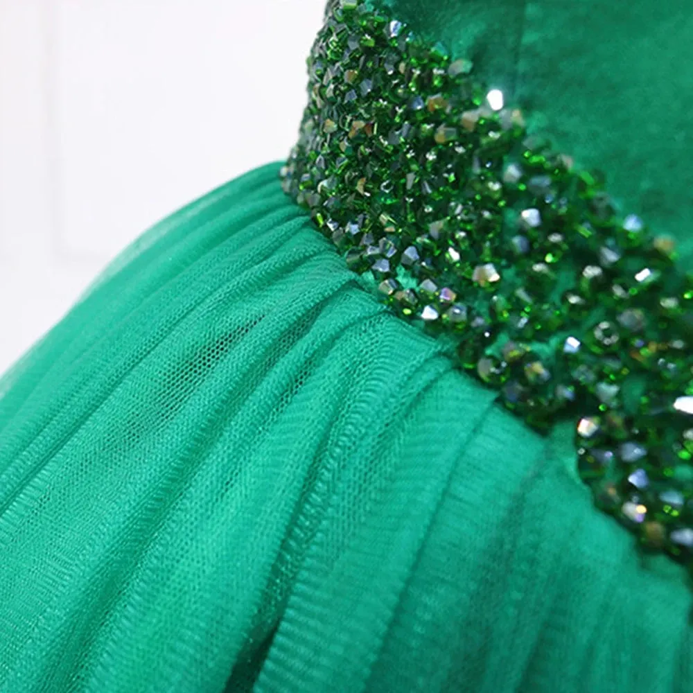 Green Beading Off the Shoulder Floor Length Quinceanera Dresses sold by KissProm product image thumbnail 3