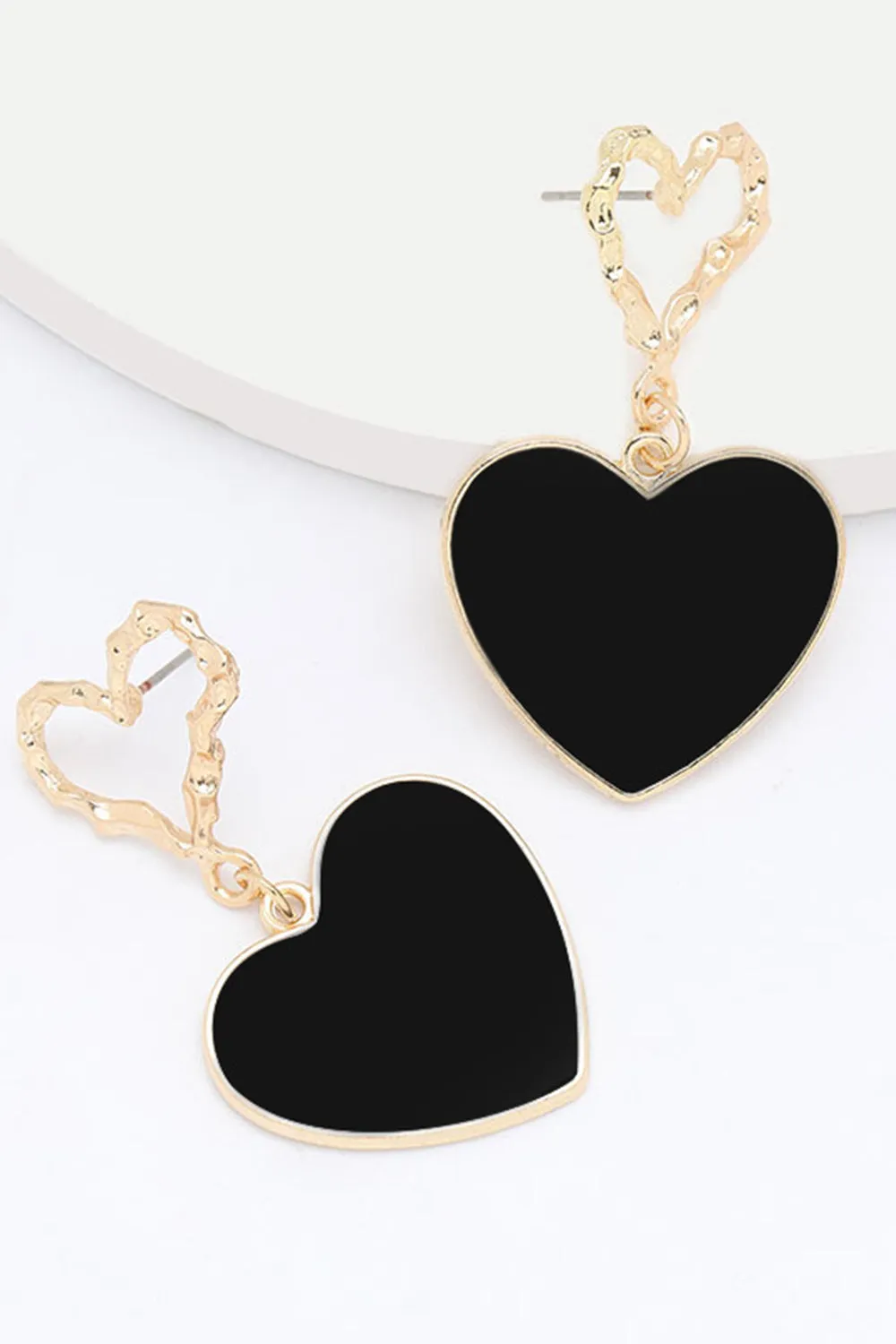 Red Heart Earrings sold by KissProm product image thumbnail 5