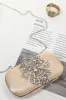 Beige Rhinestones Square Party Handbag sold by KissProm