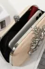 Beige Rhinestones Square Party Handbag sold by KissProm