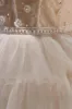 White Tulle 3D Floral Lace A-Line Tiered Homecoming Dress sold by KissProm