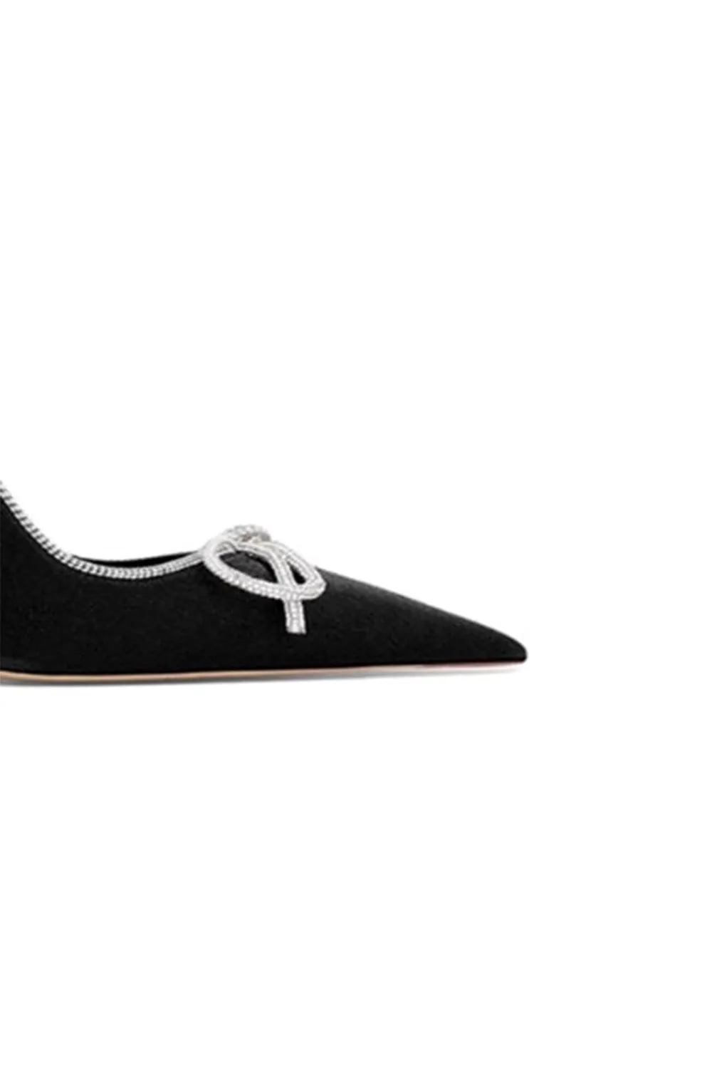 Elegant Stiletto Heel Bow Mid Heel Pumps sold by KissProm product image thumbnail 2