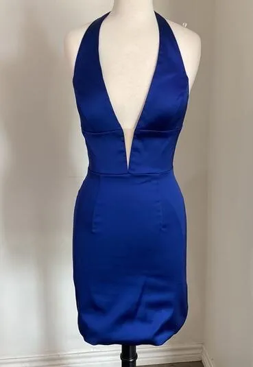 Simple Red Deep V-Neck Homecoming Dress sold by KissProm product image thumbnail 2