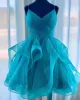 Red Ruffled Tulle Short Homecoming Dress sold by KissProm
