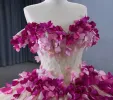 Romantic Heart  Off-the-Shoulder Tulle Quinceañera Dress sold by KissProm