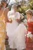 A-Line Square Neck Vintage Lace Wedding Dresses sold by KissProm