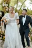 A-Line Square Neck Vintage Lace Wedding Dresses sold by KissProm