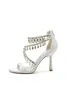 Open Toe Crystal Ankle Strap Stiletto Sandals sold by KissProm