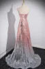 Cleo | Mermaid Sequins Long Prom Dress, Sparkling Sweetheart Neckline Ombre Evening Dress sold by KissProm
