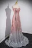 Cleo | Mermaid Sequins Long Prom Dress, Sparkling Sweetheart Neckline Ombre Evening Dress sold by KissProm