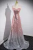 Cleo | Mermaid Sequins Long Prom Dress, Sparkling Sweetheart Neckline Ombre Evening Dress sold by KissProm