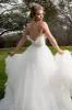Jada | A-Line Strapless White Tulle Wedding Dress sold by KissProm