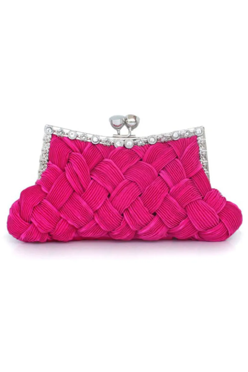Glamourous Silk With Crystal/Rhinestone Glitter Adjustable Wallets & Accessories sold by KissProm