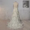 Diva | A-Line V Neck Sleeveless Floral Enchantment Boho Wedding Dress sold by KissProm