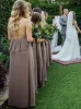 Jewel Chiffon and Ruffles Long Bridesmaid Dresses sold by KissProm