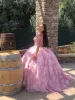 Off Shoulder Sweetheart Neckline Sparkly Quinceanera Dresses with Appliques sold by KissProm