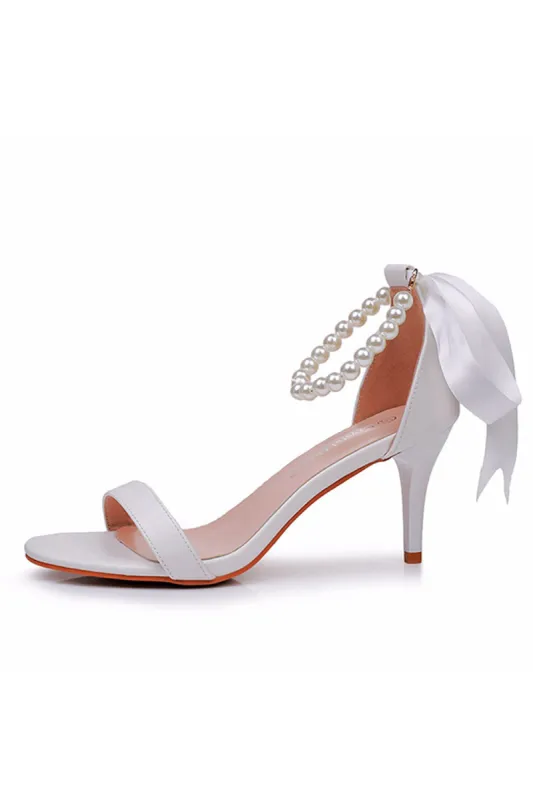 Elegant Open Toe Ankle-Strap Stiletto Sandals sold by KissProm