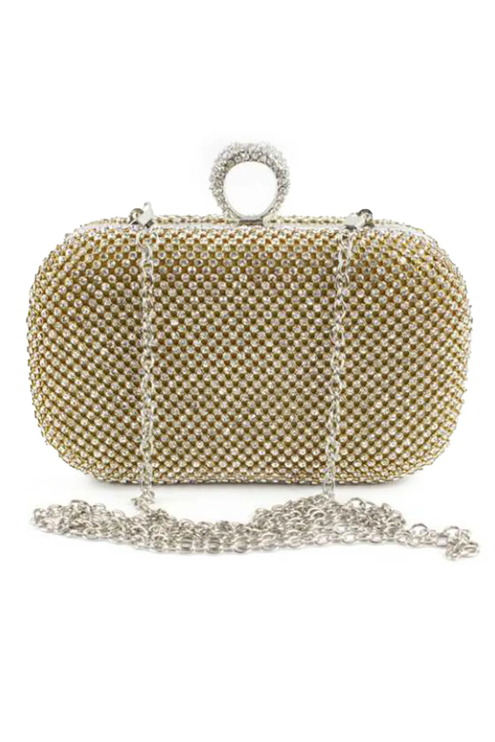 Fascinating Rhinestone With Glitter Adjustable Clutches sold by KissProm product image thumbnail 3