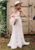 Leaf Lace Appliques  Mermaid V-Neck Backless Long Women Wedding Bridal Dresses sold by KissProm