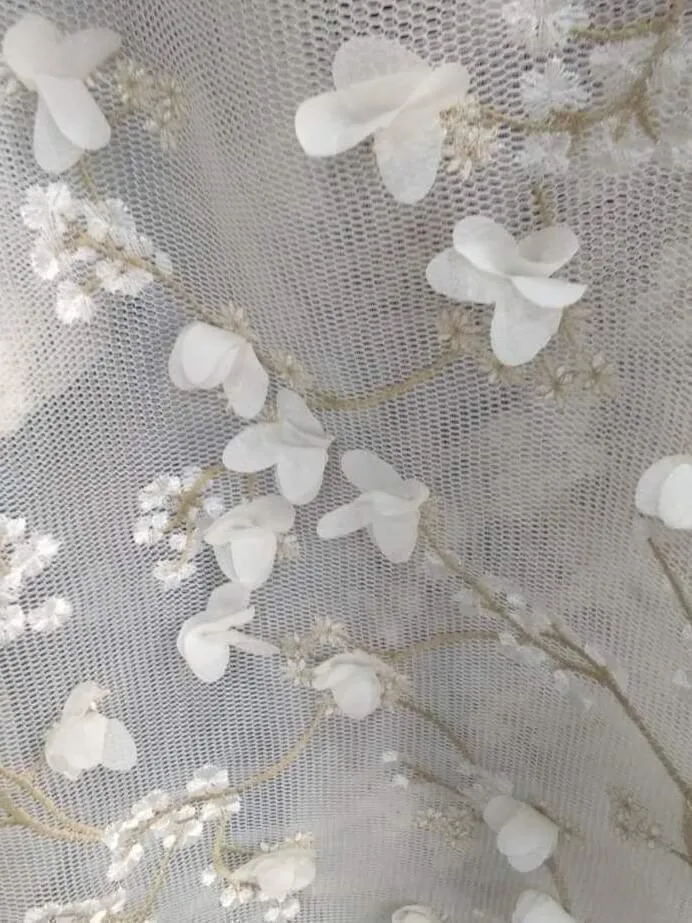 Spaghetti Strap 3D Flower Applique Sky Blue Prom Dresses Ball Gowns sold by KissProm product image thumbnail 5