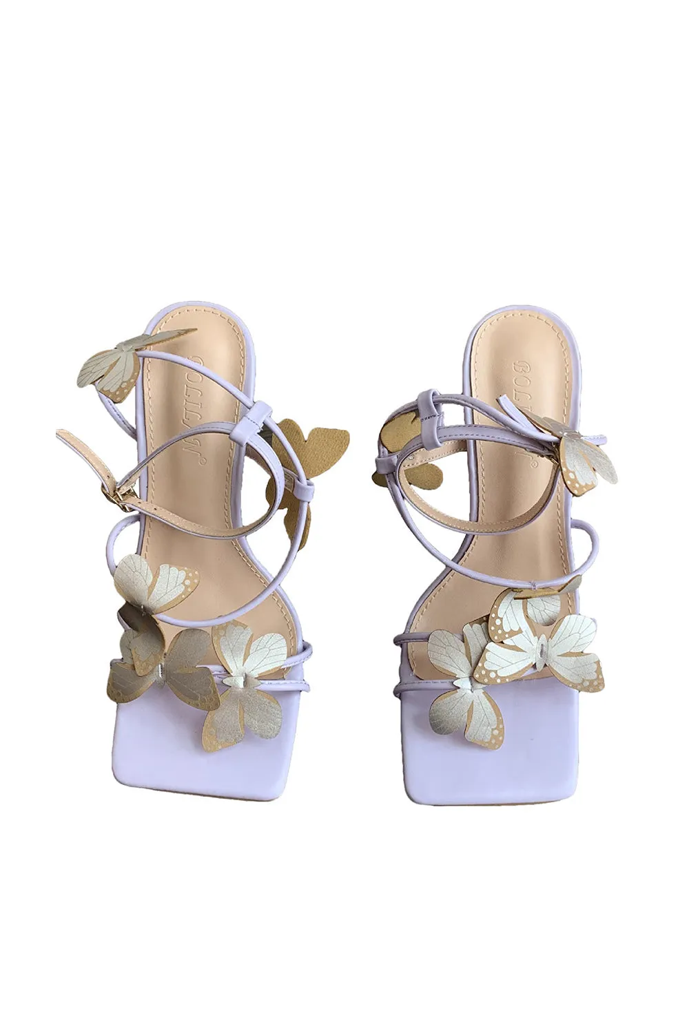 Cross Strap Butterfly Stiletto High Heel sold by KissProm