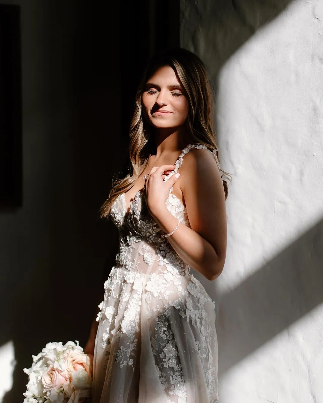 Fairy A Line Sweetheart Tulle Wedding Dresses with Appliques sold by KissProm product image thumbnail 4