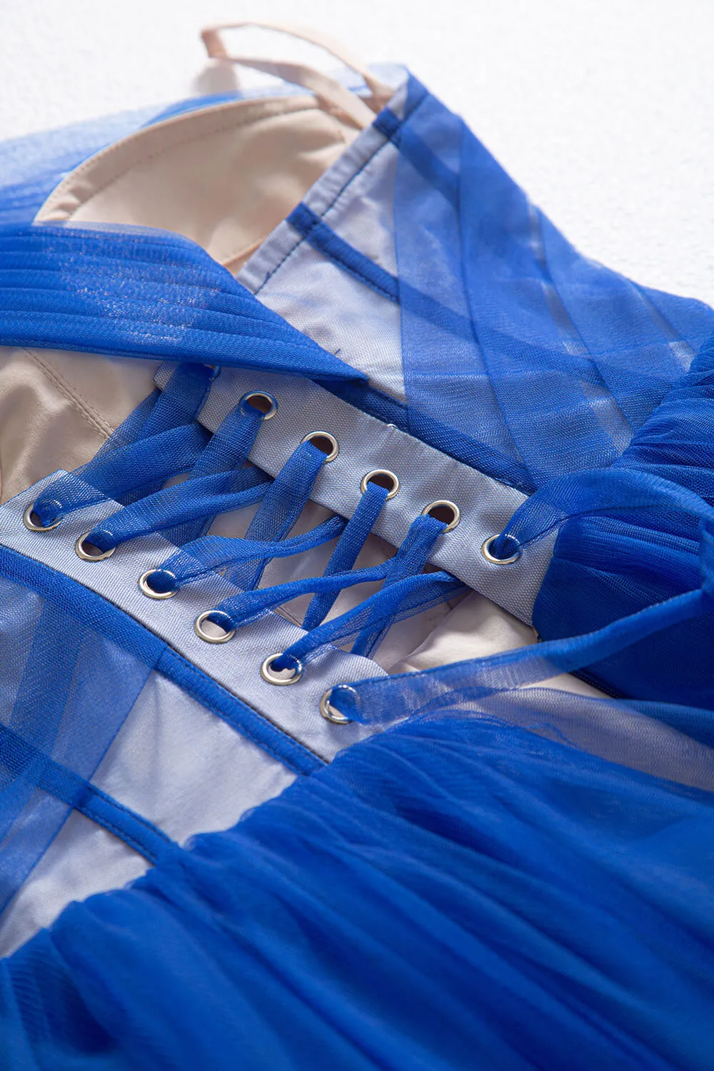 One-Shoulder Cocktail Tulle Dress sold by KissProm product image thumbnail 5