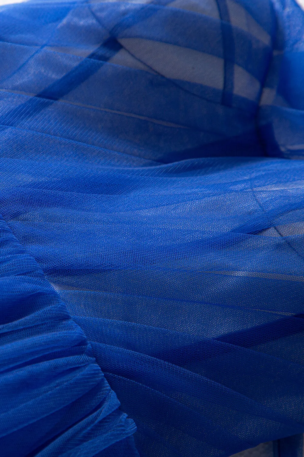 One-Shoulder Cocktail Tulle Dress sold by KissProm product image thumbnail 4