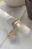 Vintage Square Pearl Earrings sold by KissProm