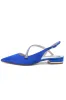 Double Straps Crystal Pointed Toe Mules sold by KissProm