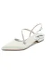 Double Straps Crystal Pointed Toe Mules sold by KissProm