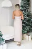 Do the Most Sequin Midi Dress - Rose Gold (FINAL SALE) sold by Hazel & Olive