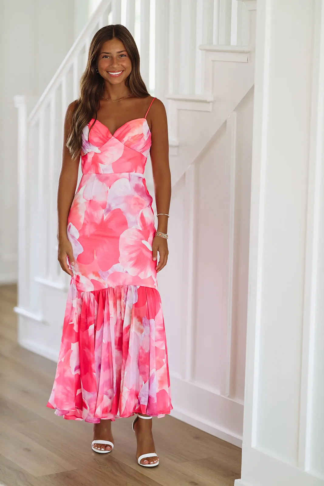 My Only Wish Maxi Dress - Pink and Purple sold by Hazel & Olive