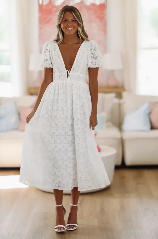 Upgraded Status Maxi Dress - White sold by Hazel & Olive