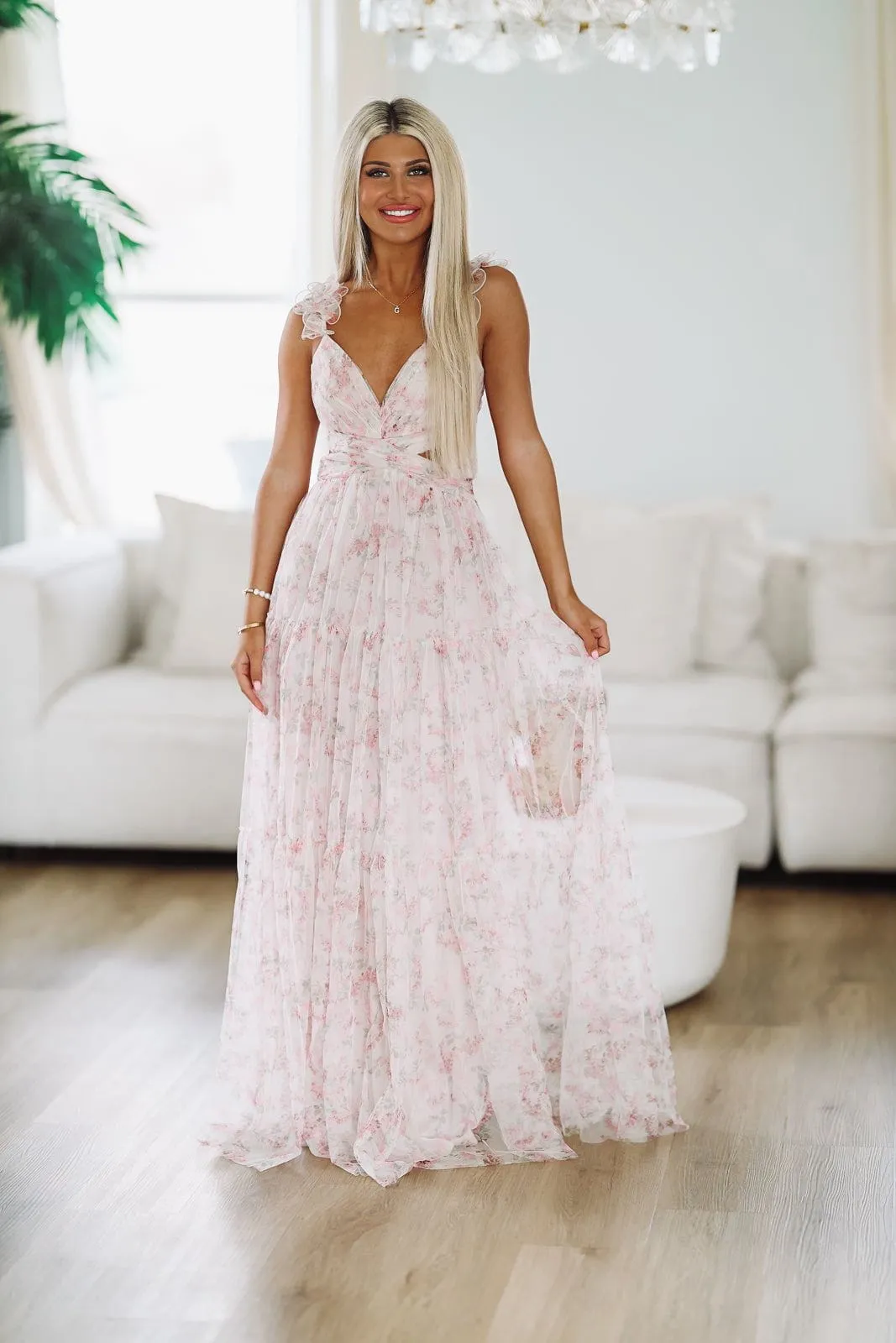 Keeper of My Heart Maxi Gown - Blush Pink sold by Hazel & Olive product image thumbnail 2