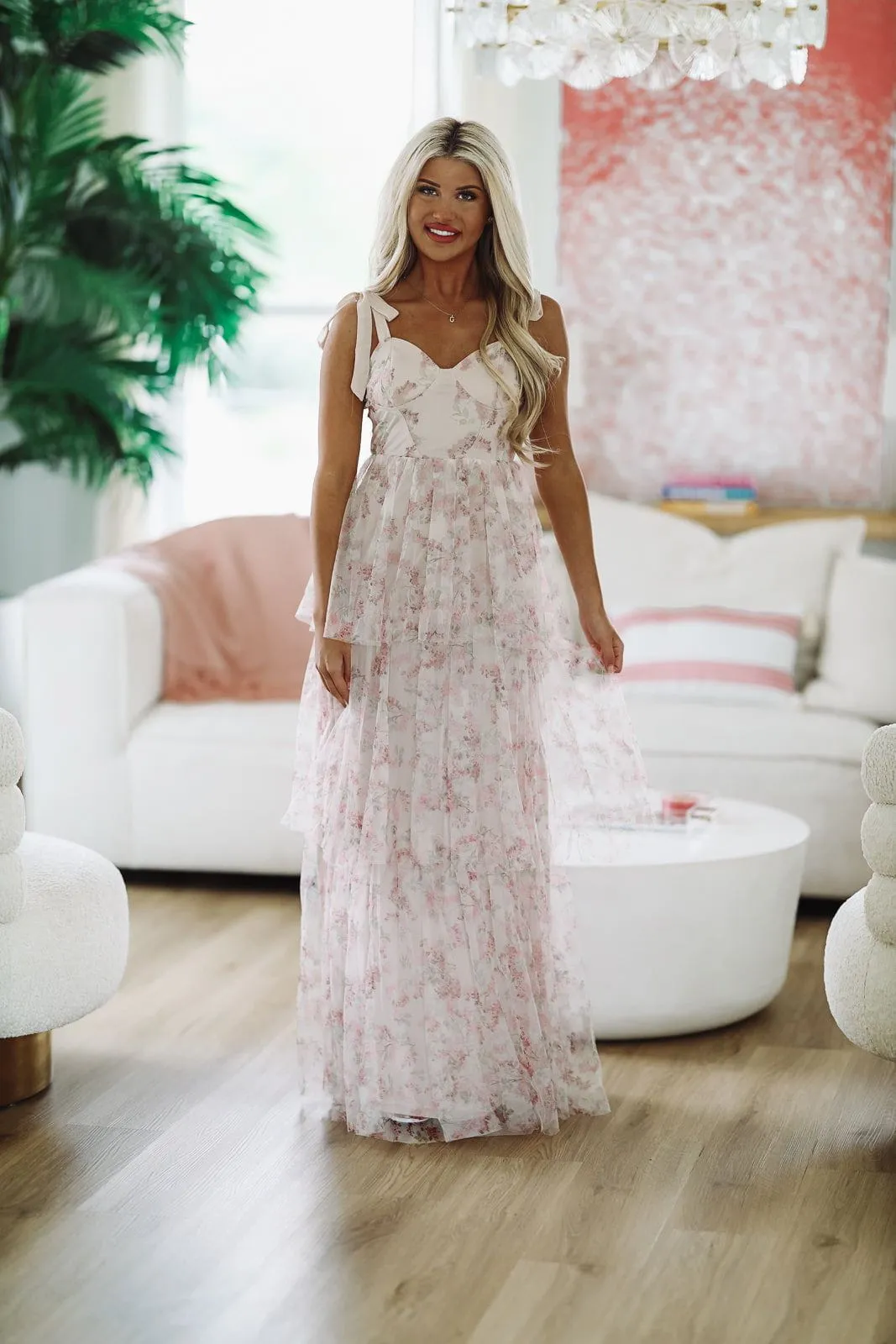 Don't Make Me Blush Maxi Gown - Blush Pink sold by Hazel & Olive product image thumbnail 2