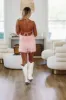 That Impresses Fringe Romper - Light Pink sold by Hazel & Olive