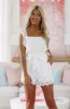 All in the Details Romper - White sold by Hazel & Olive